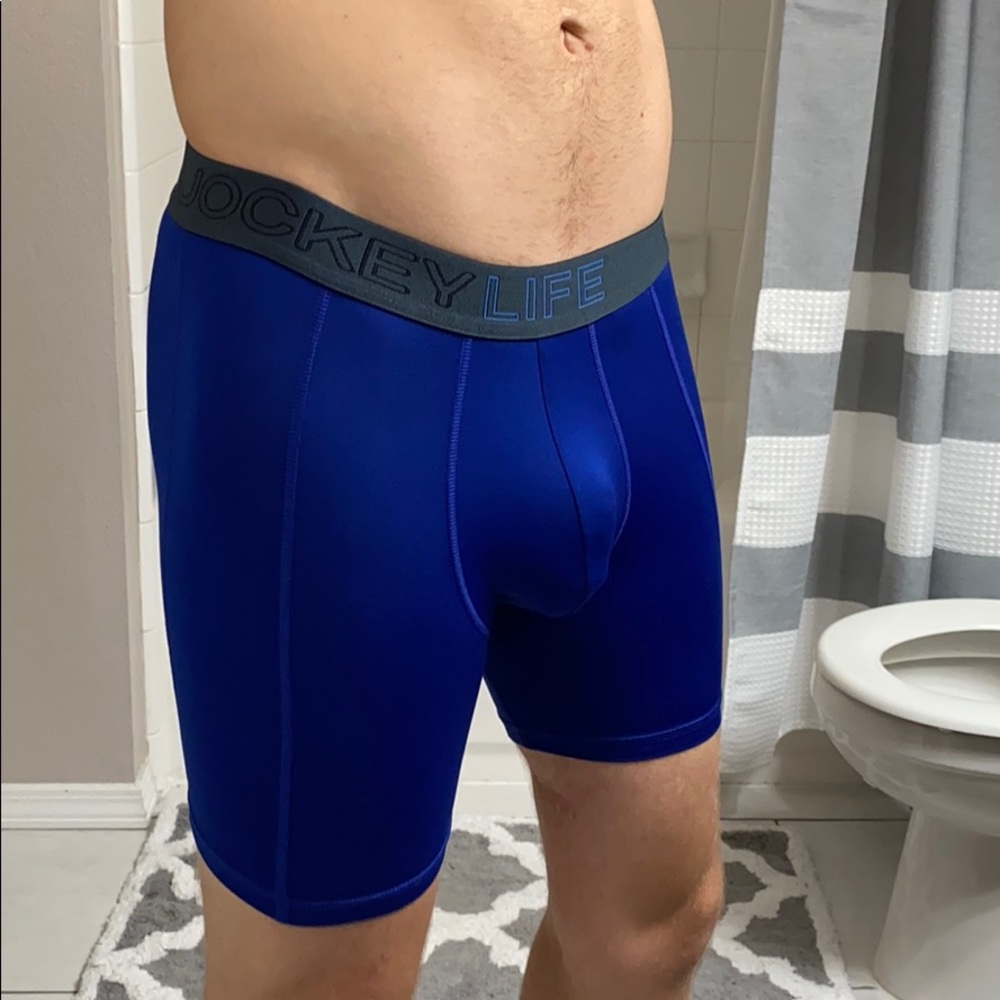 Worn Jockey boxers